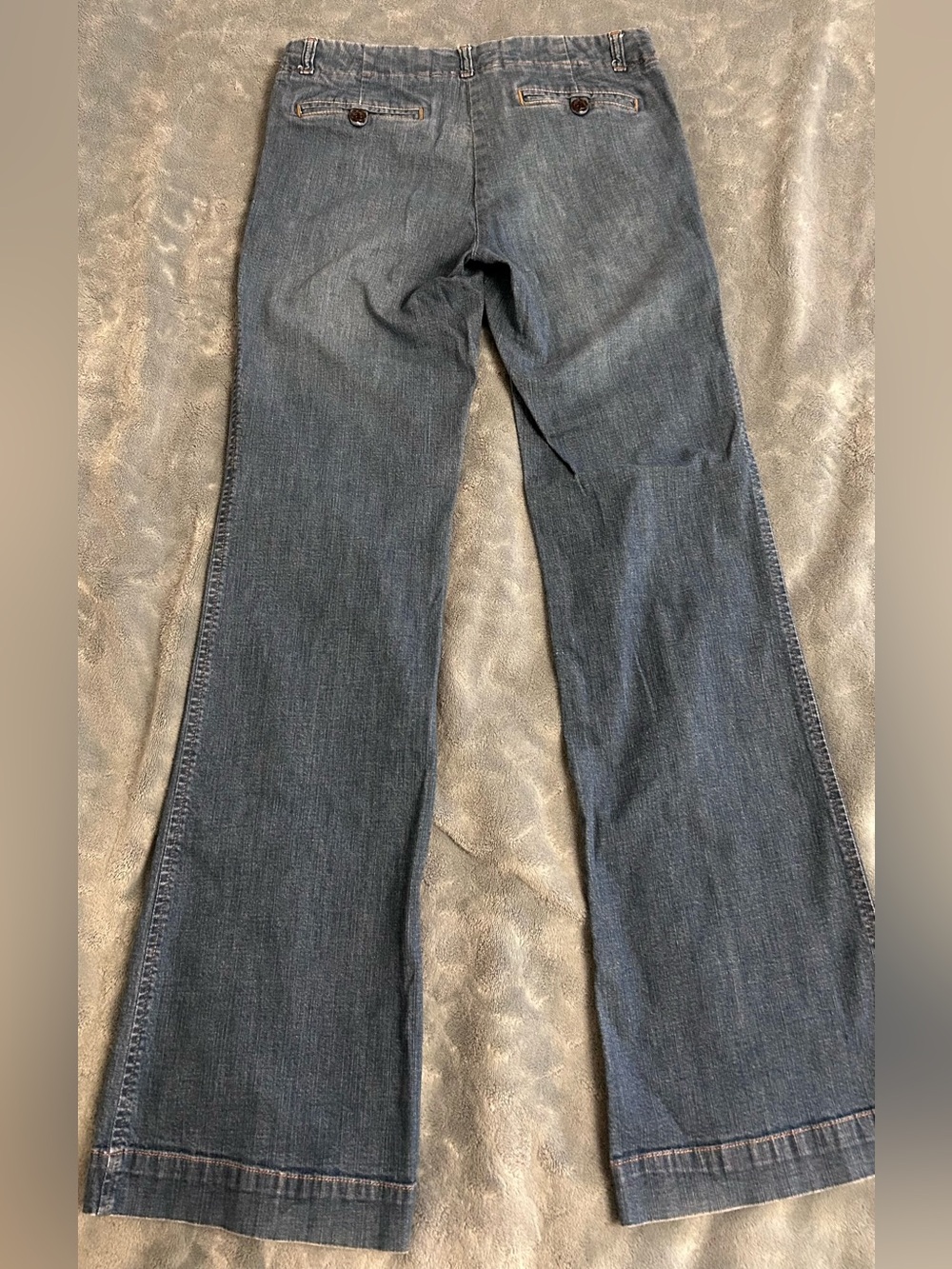 Theory Women's Low-rise Jeans in Denim Blue size 4 Y2K Boho style - Picture 5 of 7